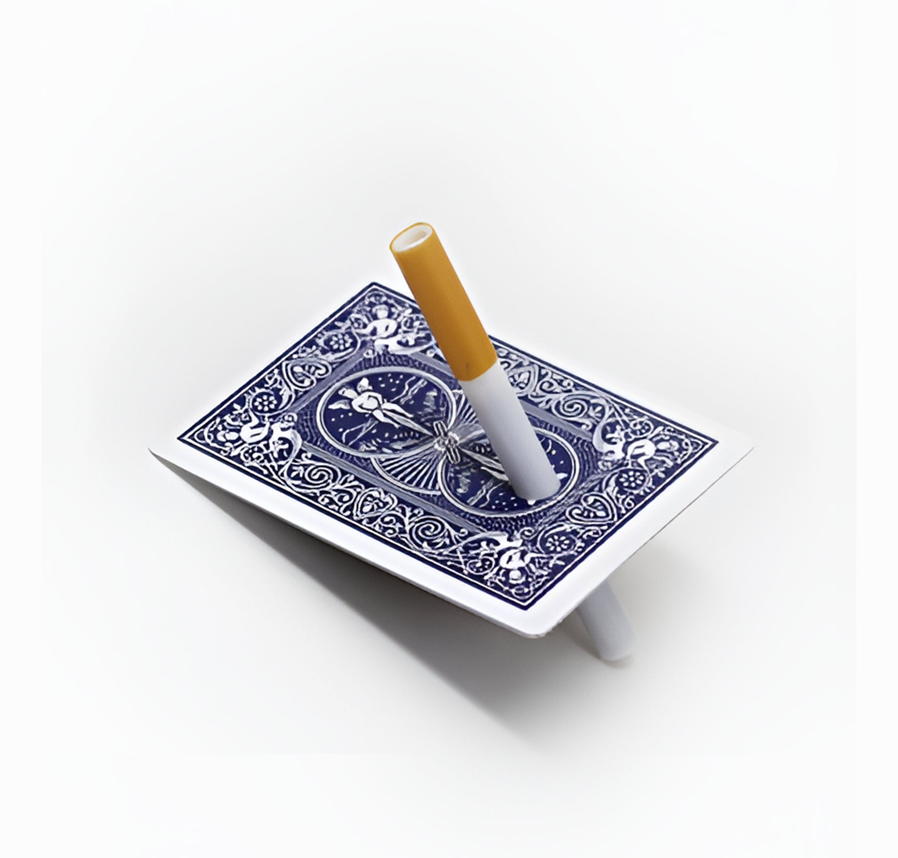 Cigarette Through Card