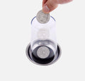 Coin through the cup