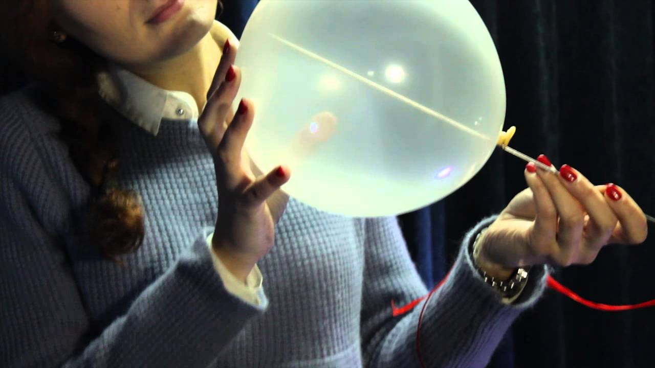 Needle Through the Balloon