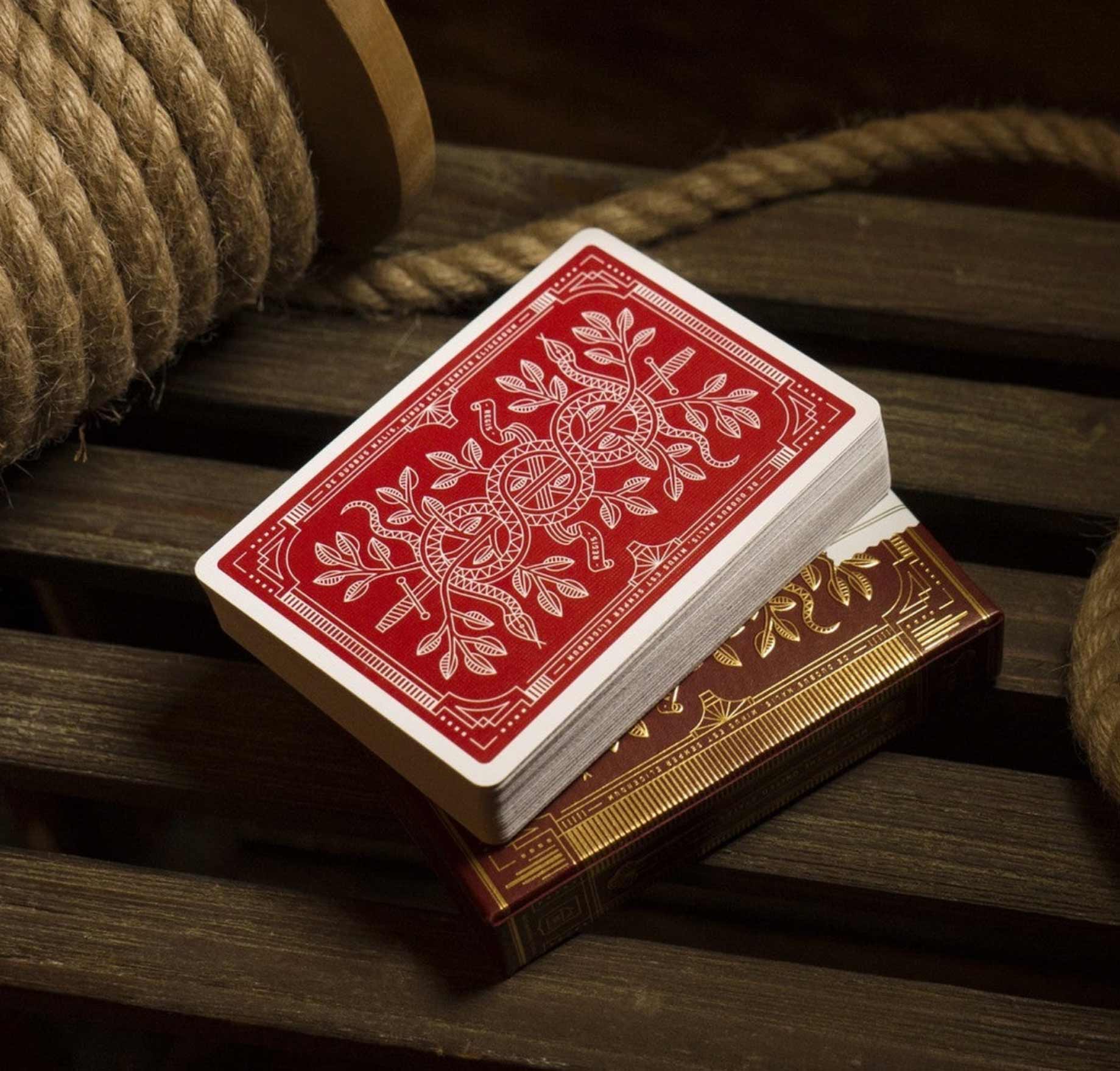 Red Monarch Playing Cards