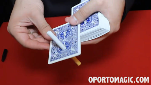 Cigarette Through Card